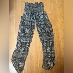 Elephant Print Harem Pants